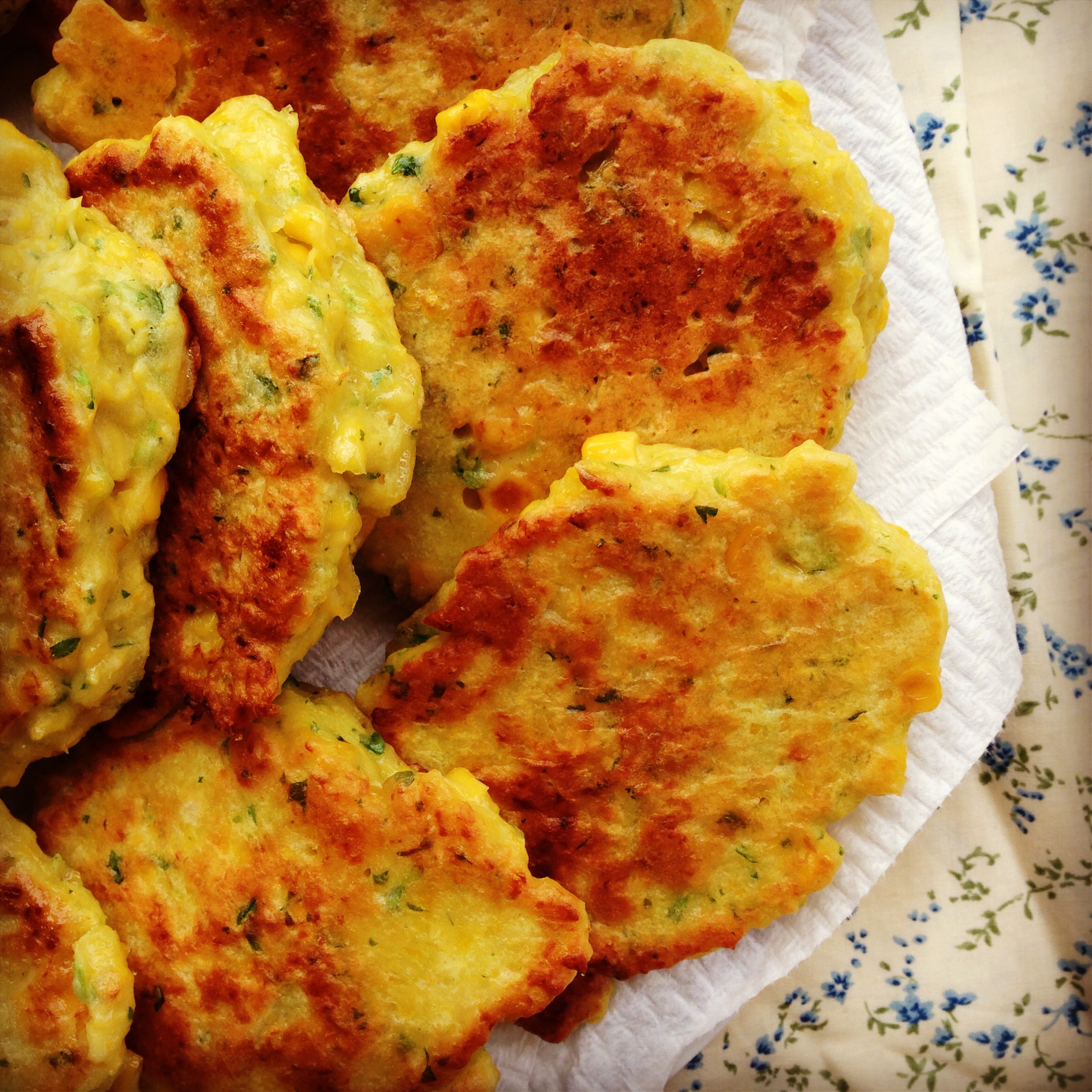 Sweetcorn Fritters - My Lovely Little Lunch Box