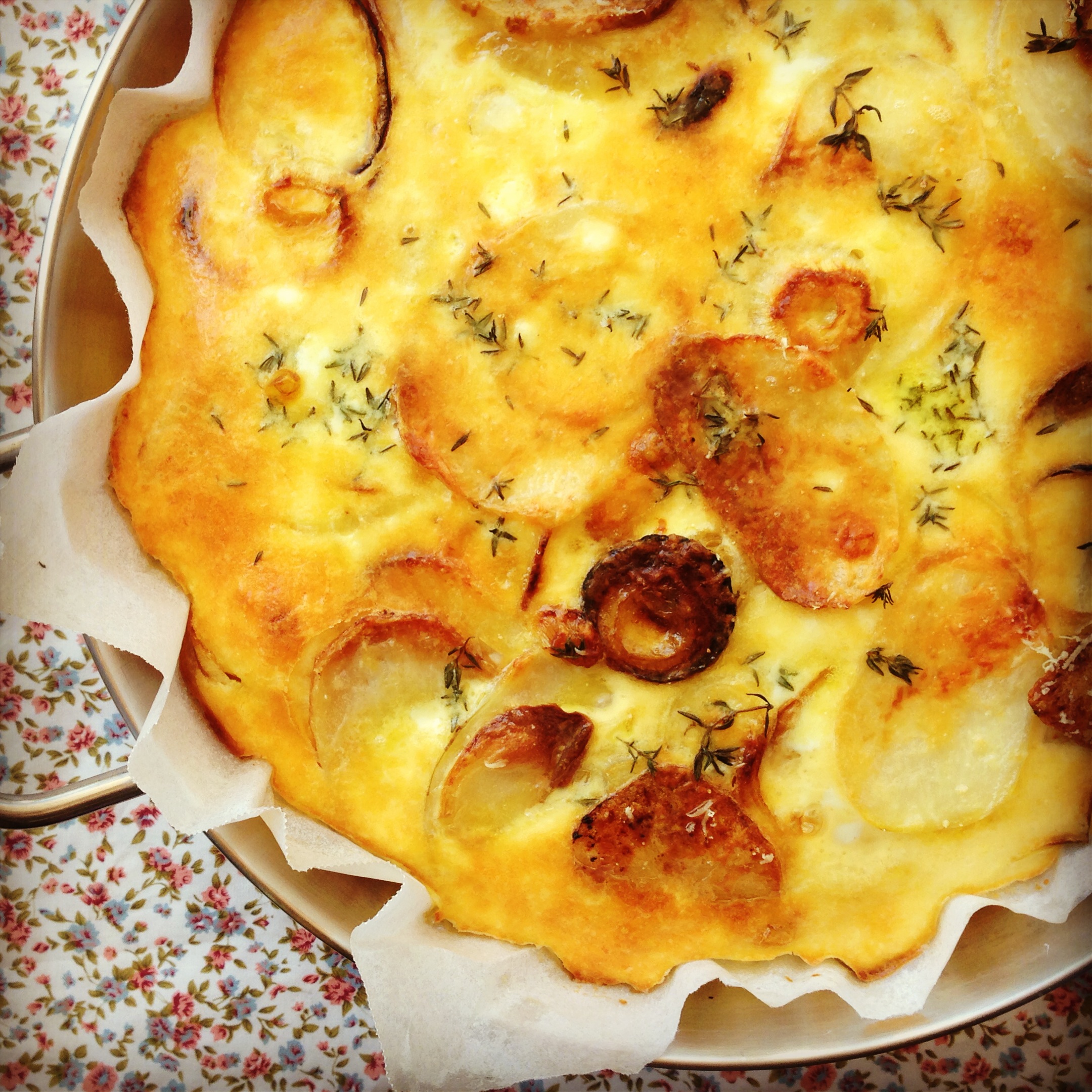 potato, onion & cheese frittata my lovely little lunch box