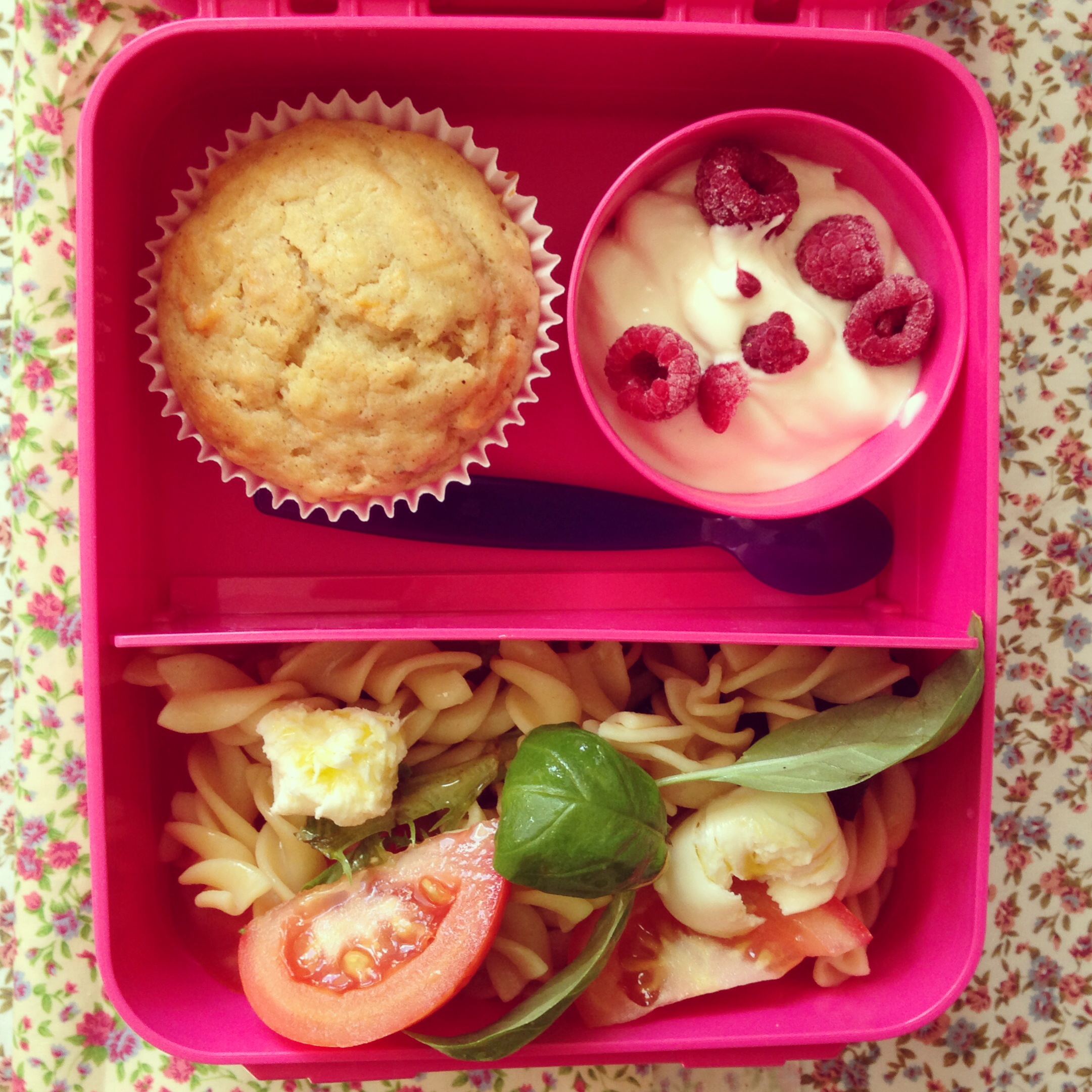 Apple Zucchini Mini Muffin Bento Box