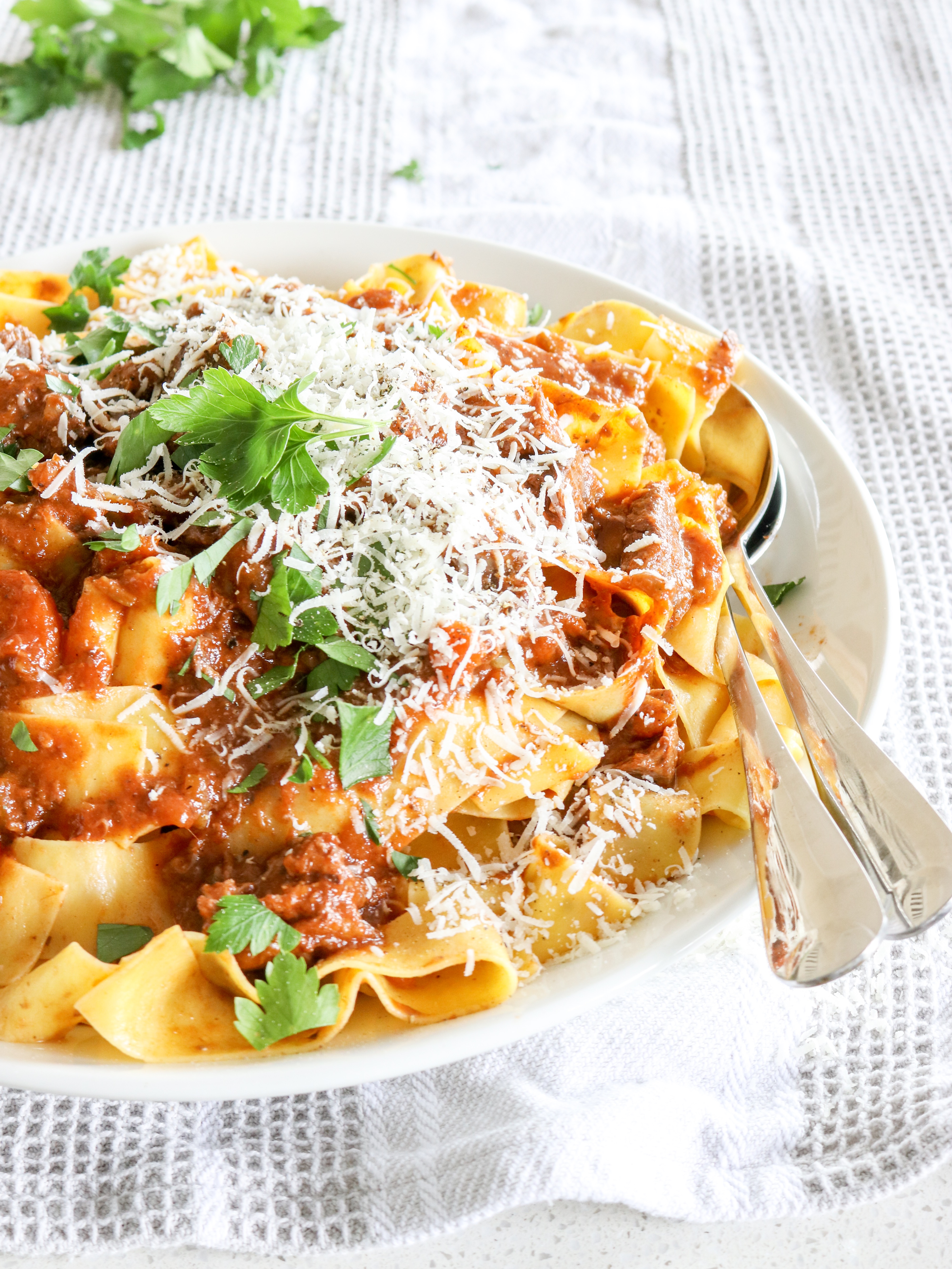 pasta perfection...osso buco ragu with pappardelle - my lovely little ...