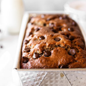 peanut butter chocolate chip banana bread